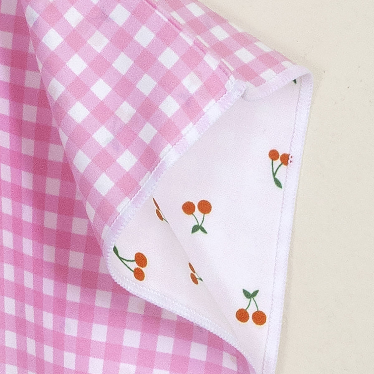Παιδικό Πόντσο Microfiber 2 Όψεων Nima Cherry Sweet No 3-5 Home Παιδικά Spitishop