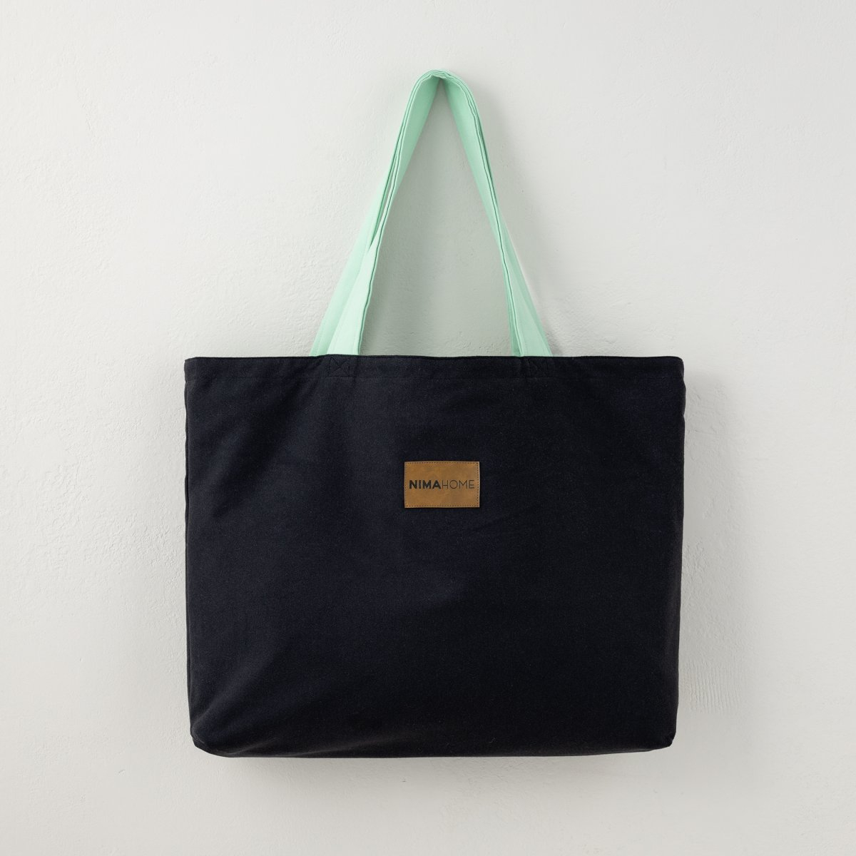 Τσάντα Θαλάσσης (37x54) 2 Όψεων Nima Riva Black/Emerald