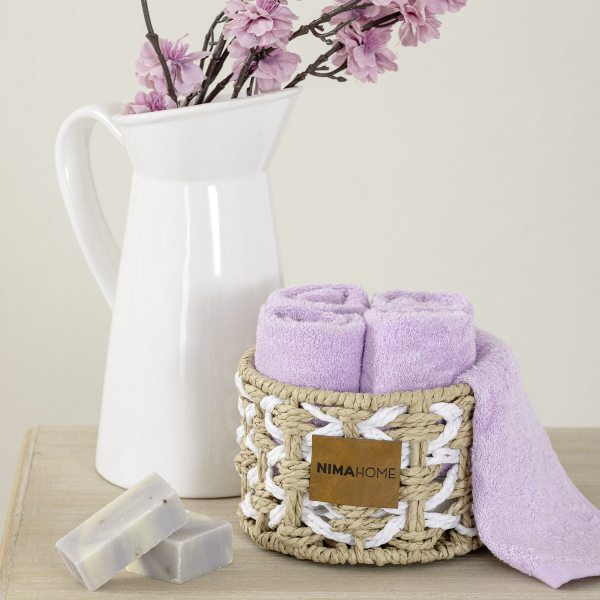 Λαβέτες (Σετ 5τμχ) Nima Calm Pink