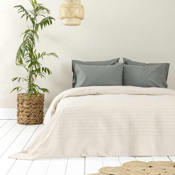 Κουβέρτα Πικέ King Size (240x260) Dune Sand Beige