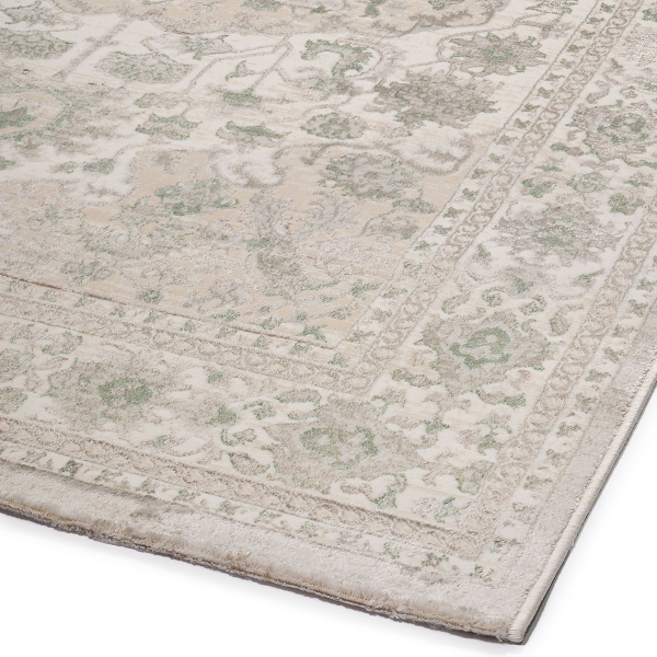 Χαλί Διαδρόμου (67x220) Βιοκαρπέτ Gossip 9860B White Green