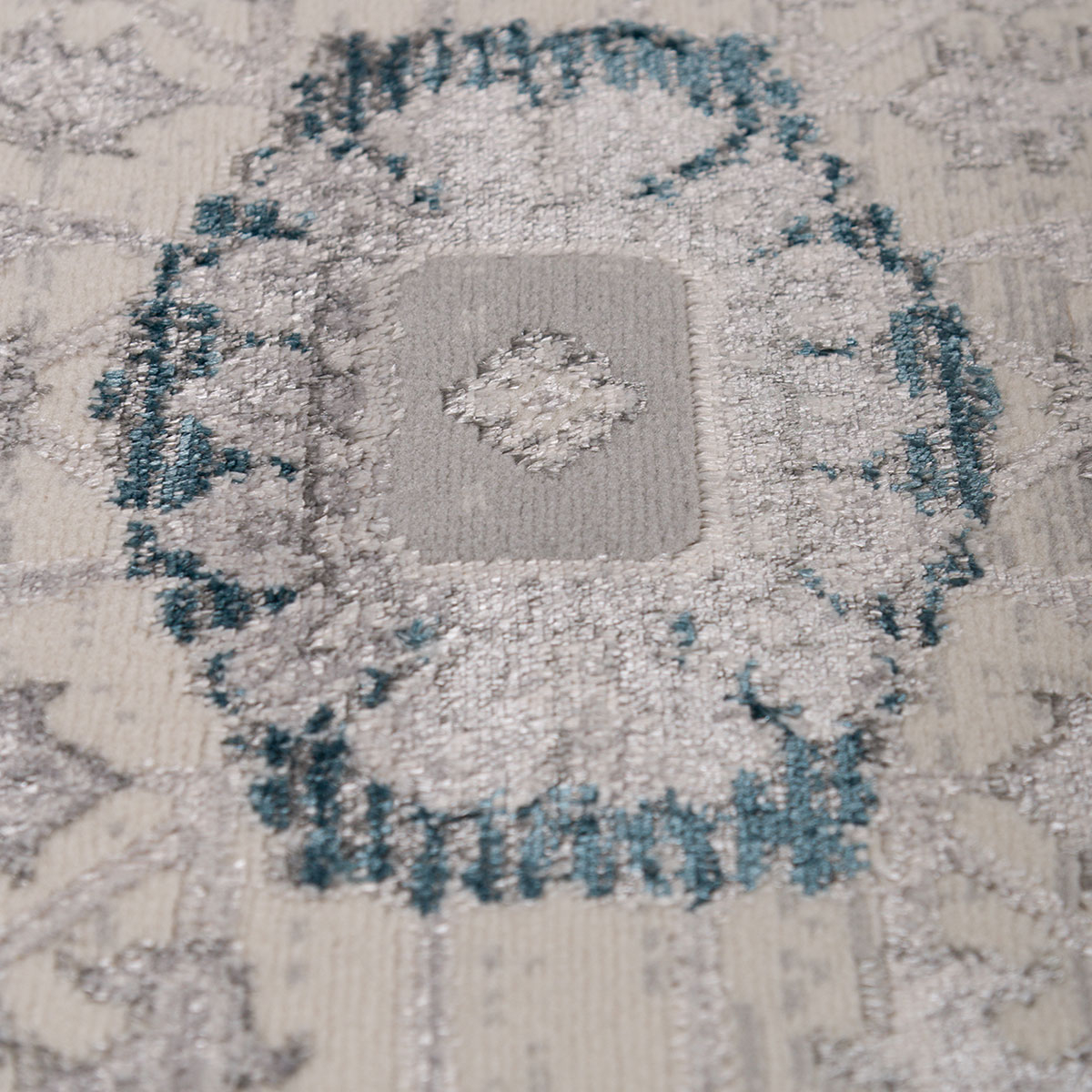 Χαλί All Season (200X290) Βιοκαρπέτ Gossip 9860A Grey Blue Home Χαλιά Σαλονιού Spitishop