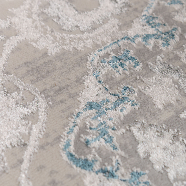 Στρογγυλό Χαλί All Season (Φ160) Βιοκαρπέτ Gossip 9860A Grey Blue