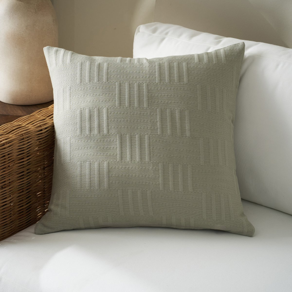 Διακοσμητική Μαξιλαροθήκη (50x50) Gofis Home Calyra Smoke Green 654/07