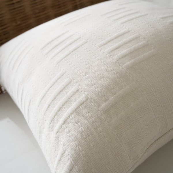 Διακοσμητική Μαξιλαροθήκη (50x50) Gofis Home Calyra Ivory 654/05