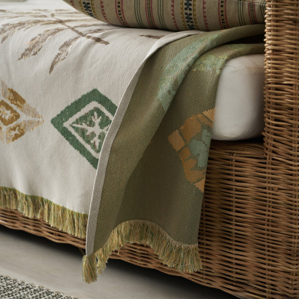 Ριχτάρι Καναπέ Διθέσιου (180x210) Gofis Home Ishara Garden Green 573/07