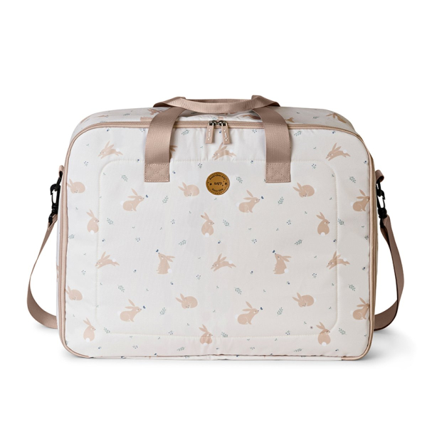 Τσάντα Μαιευτηρίου (50x18x38) Saro Cotton Bunnies 13934