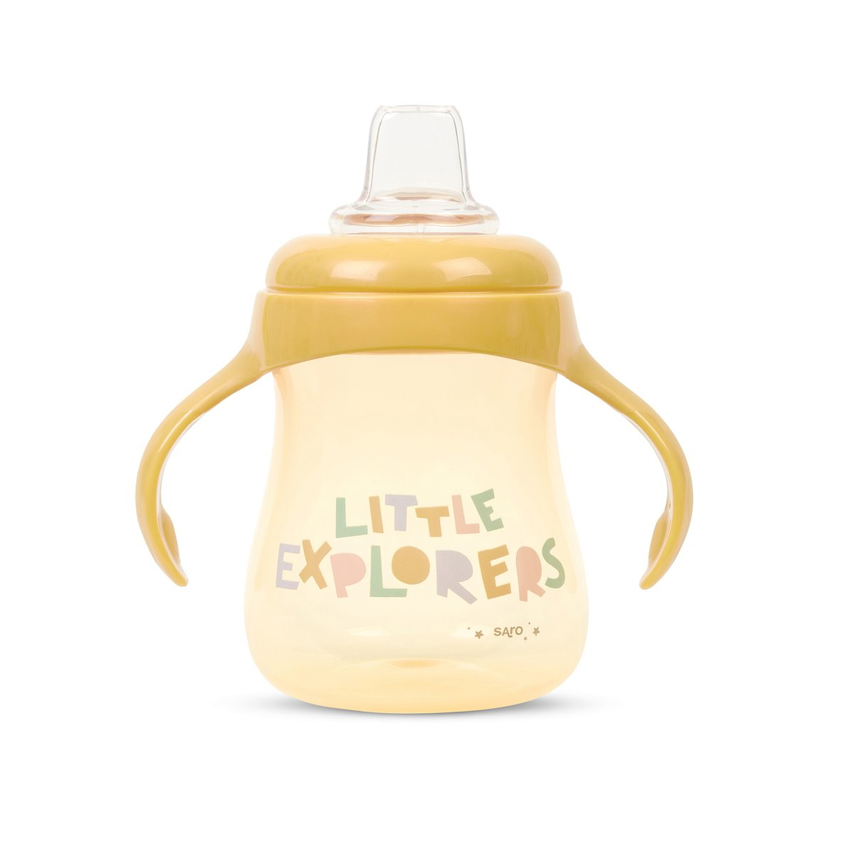 Ποτήρι Εκπαιδευτικό 250Ml Saro Little Explorers Ώχρα 51405 Home Παιδικά Είδη Φαγητού & Αξεσουάρ Σερβιρίσματος Spitishop