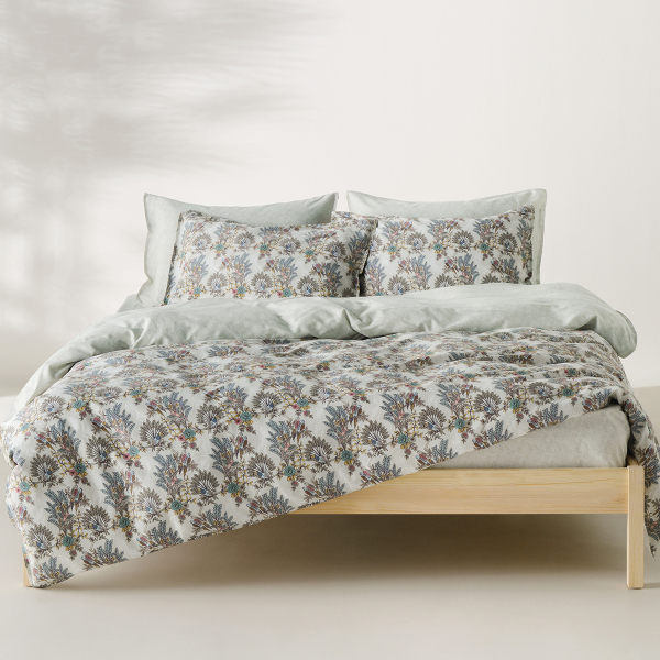 Παπλωματοθήκη Υπέρδιπλη (Σετ 220x240) 2 Όψεων Kentia Stylish Parrot