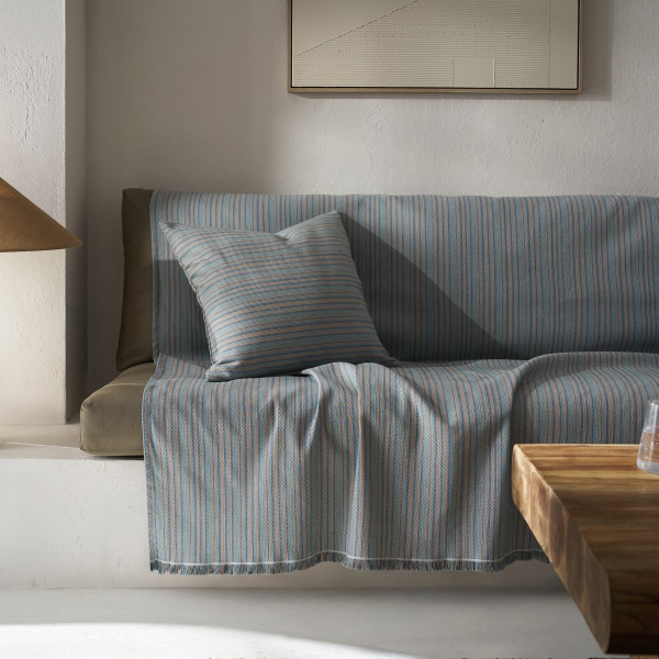 Ριχτάρι Καναπέ Τριθέσιου (180x310) Gofis Home Nymeria Jean Blue 574/01