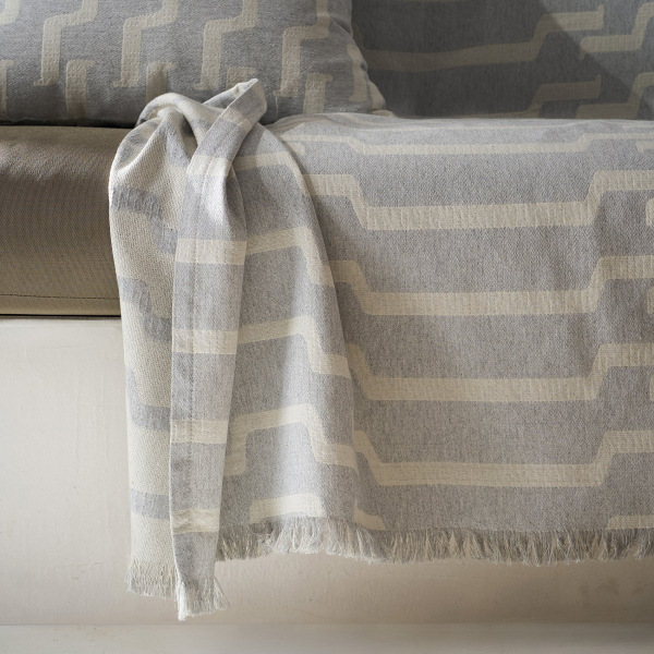 Ριχτάρι Καναπέ Διθέσιου (180x250) Gofis Home Clover Grey 558/15