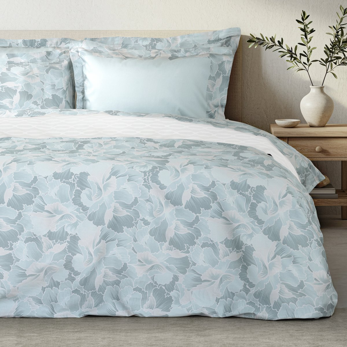 Σεντόνια King Size (Σετ) Nima Bellagio Χωρίς Λάστιχο 270X280 Home Λευκά Είδη Κρεβατοκάμαρας Spitishop