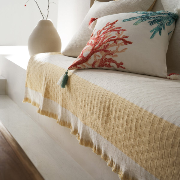 Ριχτάρι Καναπέ Διθέσιου (180x250) Gofis Home Solenne Sun Yellow 591/04