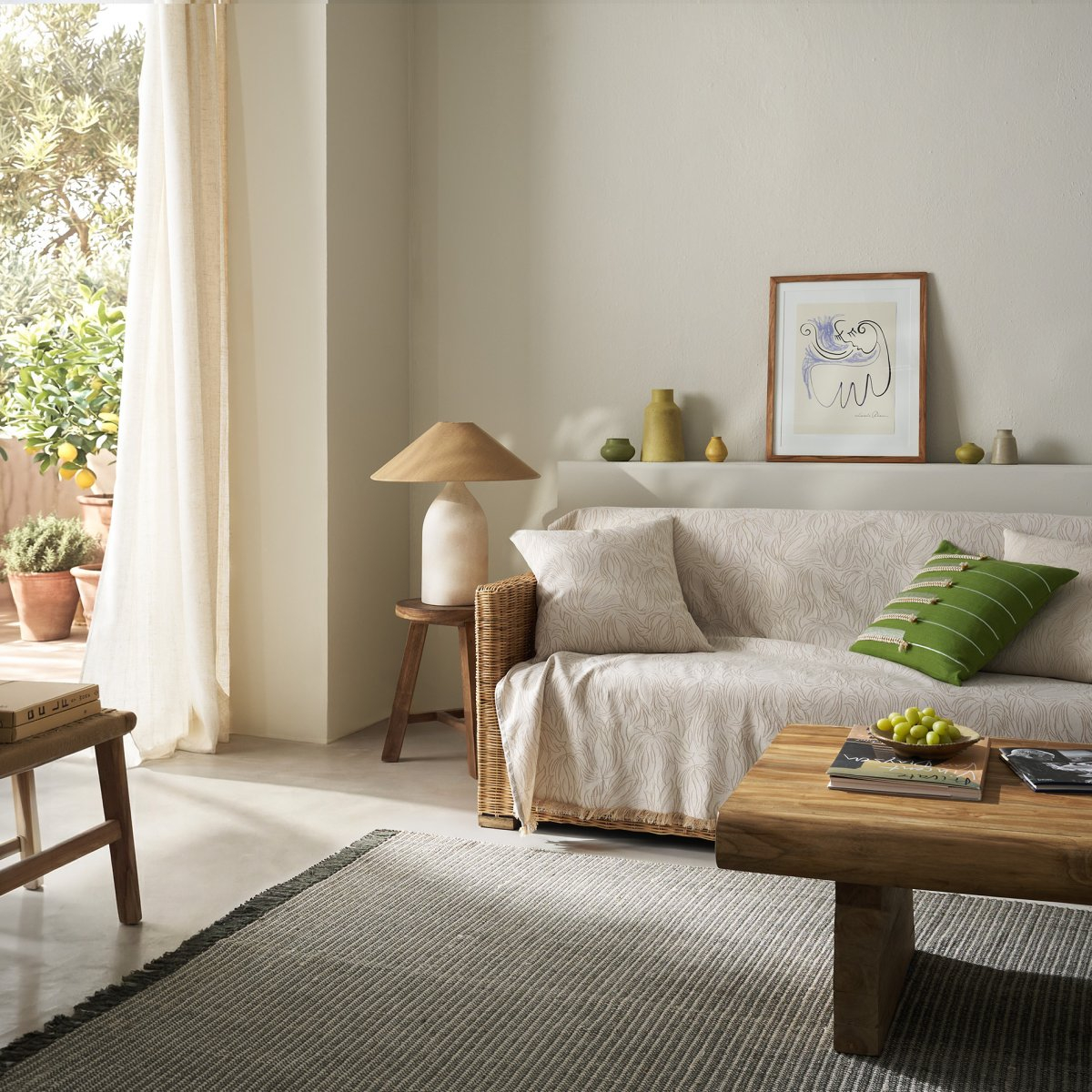 Ριχτάρι Καναπέ Τριθέσιου 2 Όψεων (180X310) Gofis Home Delia Natural Ecru 563 05 Λευκά Είδη Σαλονιού Ριχτάρια Spitishop