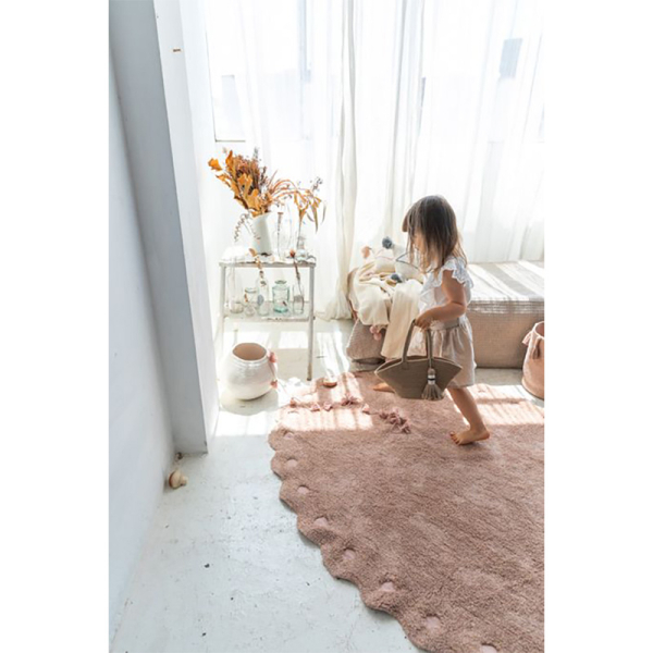 Παιδικό Οβάλ Χαλί All Season (130x180) Lorena Canals Pine Cone Vintage Nude
