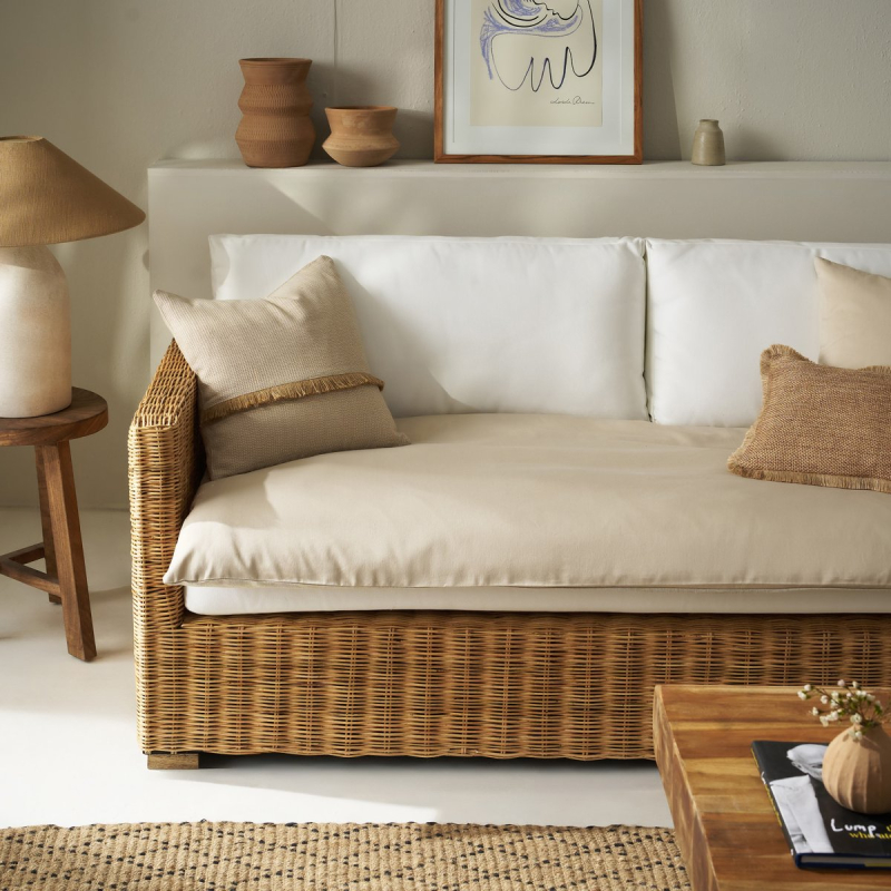Ανώστρωμα Καναπέ (80x200+4) Gofis Home Emory Warm Beige 714/06