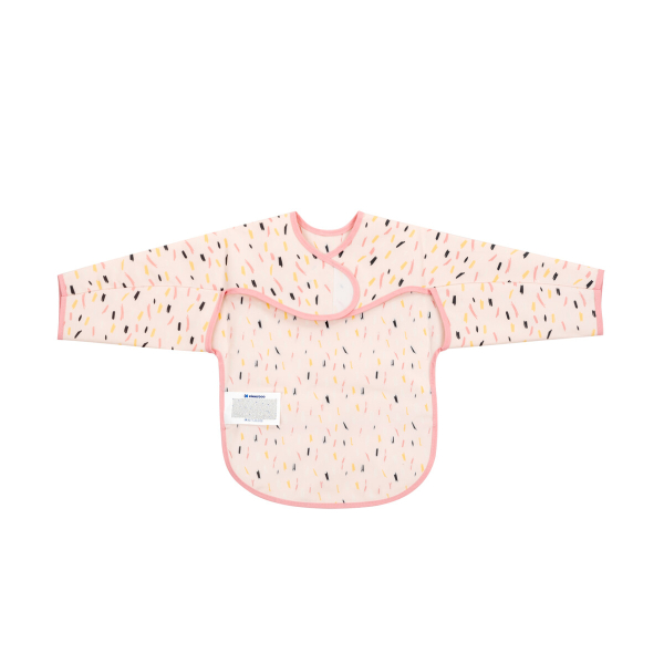 Σαλιάρα Με Μανίκια 4+ Μηνών (73x40) Kikka Boo Arty Pink Pattern
