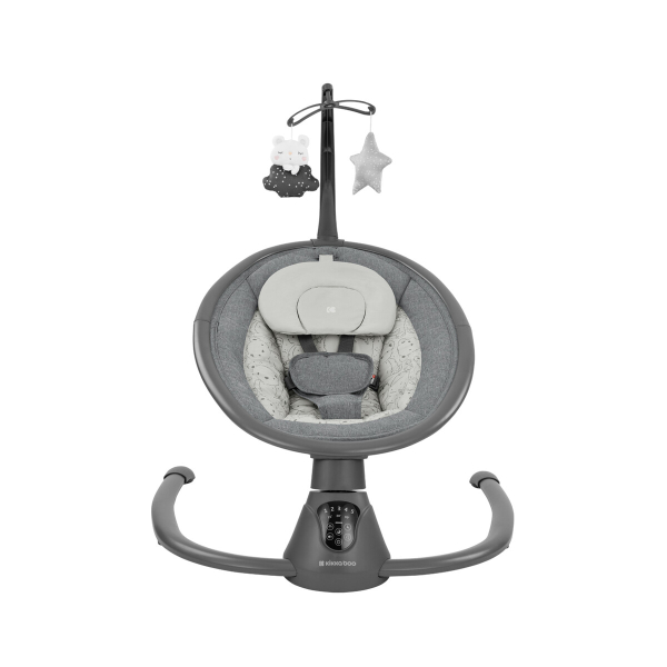 Ηλεκτρικό Ρηλάξ (0-6 Μηνών/Έως 9kg) Kikka Boo Twiddle Grey 2024