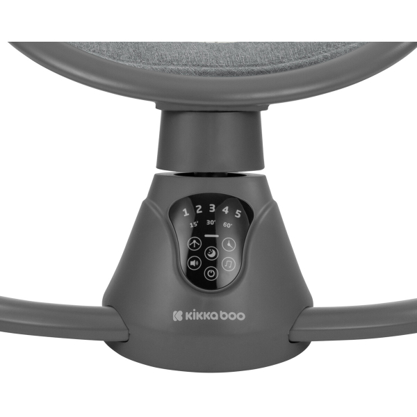 Ηλεκτρικό Ρηλάξ (0-6 Μηνών/Έως 9kg) Kikka Boo Twiddle Grey 2024