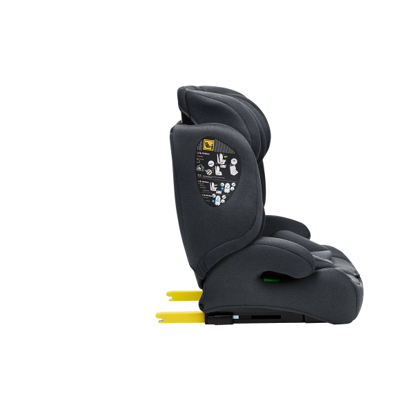 Κάθισμα Αυτοκινήτου ISOfix (76-150εκ. Ύψος) Kikka Boo i-Bronn i-size Grey