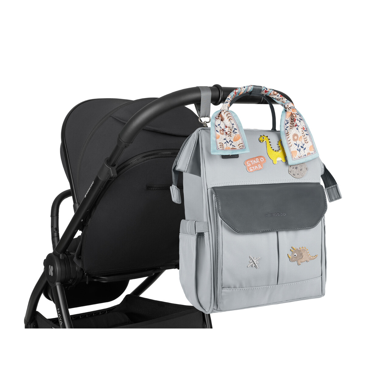 Τσάντα Αλλαξιέρα Backpack (27X21X42) Kikka Boo Myla Grey Home Βρεφικά Τσάντες Αλλαξιέρες - Νεσεσέρ Spitishop