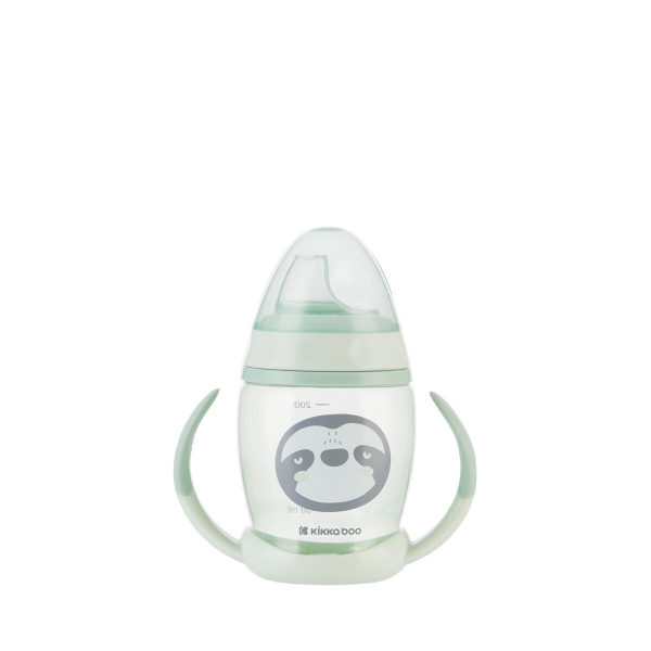 Ποτήρι Εκπαιδευτικό 200ml Kikka Boo Happy Face Mint