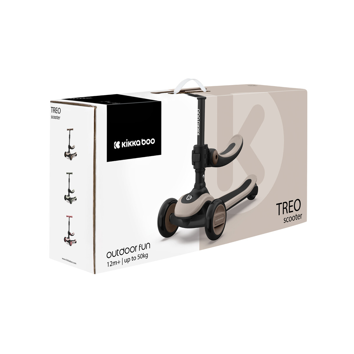 Παιδικό Πατίνι Τρίτροχο (12+ Μηνών) Kikka Boo Treo 2 In 1 Beige Home Παιχνίδια Πατίνια - Skateboard Spitishop
