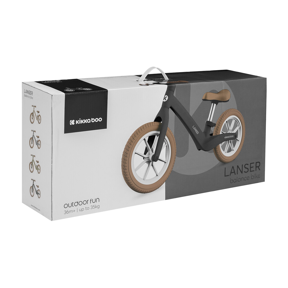 Ποδήλατο Ισορροπίας (3-6 Ετών Έως 35Kg) Kikka Boo Lanser Black Home Παιχνίδια Ποδήλατα Spitishop