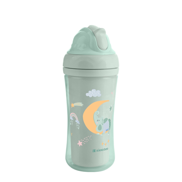 Παγούρι 220ml Με Καλαμάκι Kikka Boo Moony Me Mint