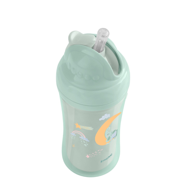 Παγούρι 220ml Με Καλαμάκι Kikka Boo Moony Me Mint