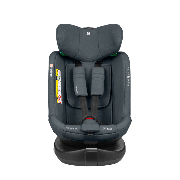 Κάθισμα Αυτοκινήτου ISOfix (40-150εκ. Ύψος) Kikka Boo i-Round i-size Dark Grey