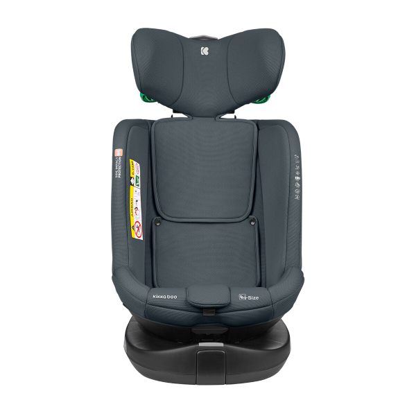 Κάθισμα Αυτοκινήτου ISOfix (40-150εκ. Ύψος) Kikka Boo i-Round i-size Dark Grey
