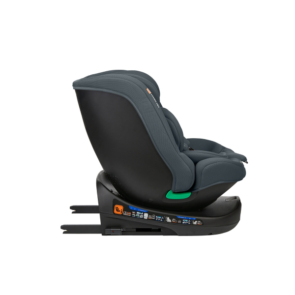 Κάθισμα Αυτοκινήτου ISOfix (40-150εκ. Ύψος) Kikka Boo i-Round i-size Dark Grey