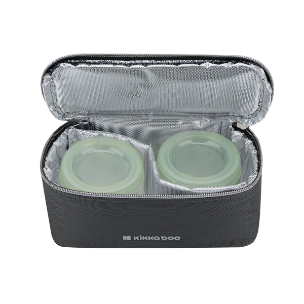 Ισοθερμική Τσάντα Φαγητού (19x10x7) Kikka Boo Foody 2025 Dark Grey