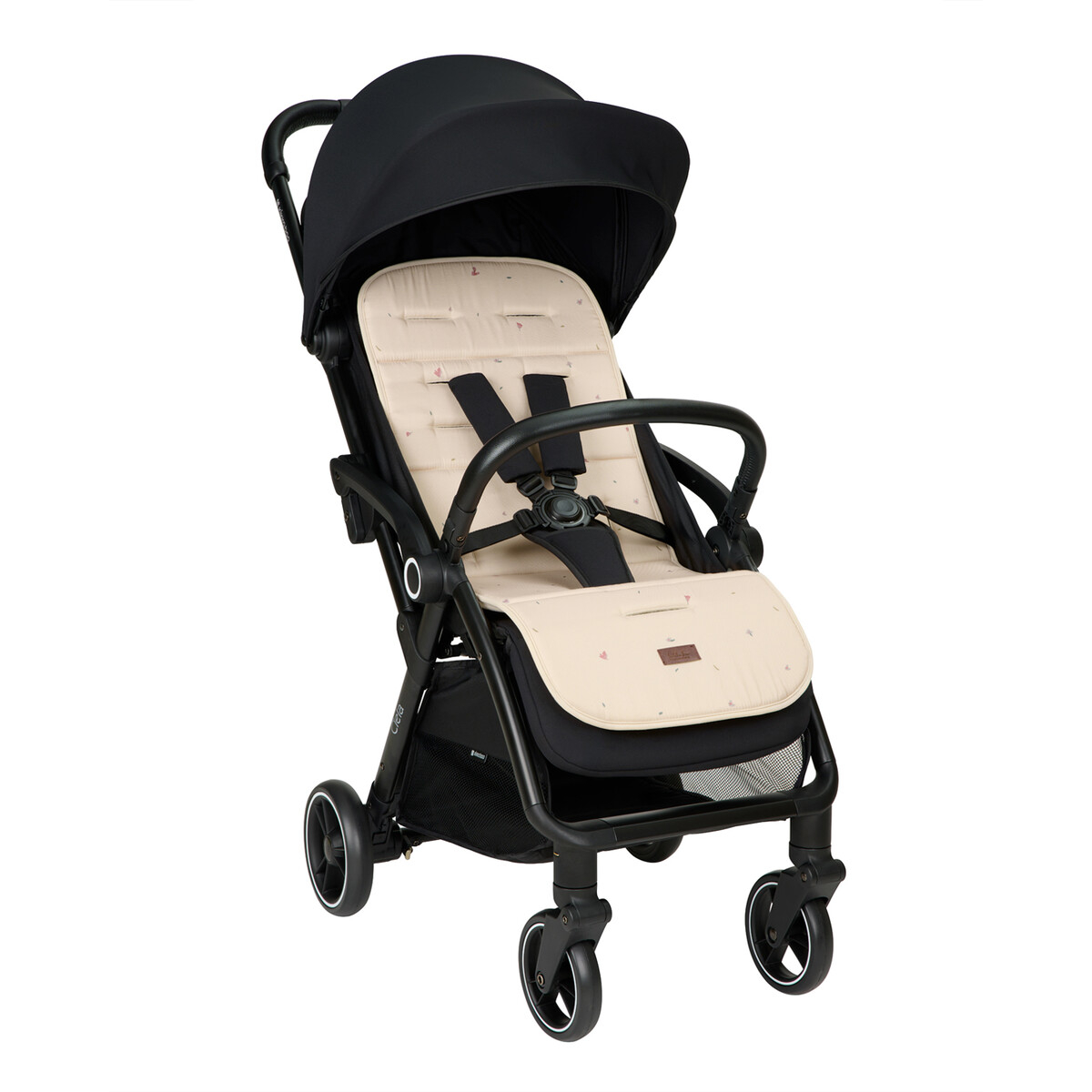 Στρωματάκι Καροτσιού Kikka Boo Secret Garden Beige Home Βρεφικά Αξεσουάρ Spitishop