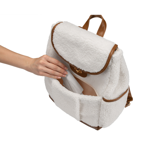 Τσάντα Αλλαξιέρα Backpack (28?15?39.5) Kikka Boo Morice White