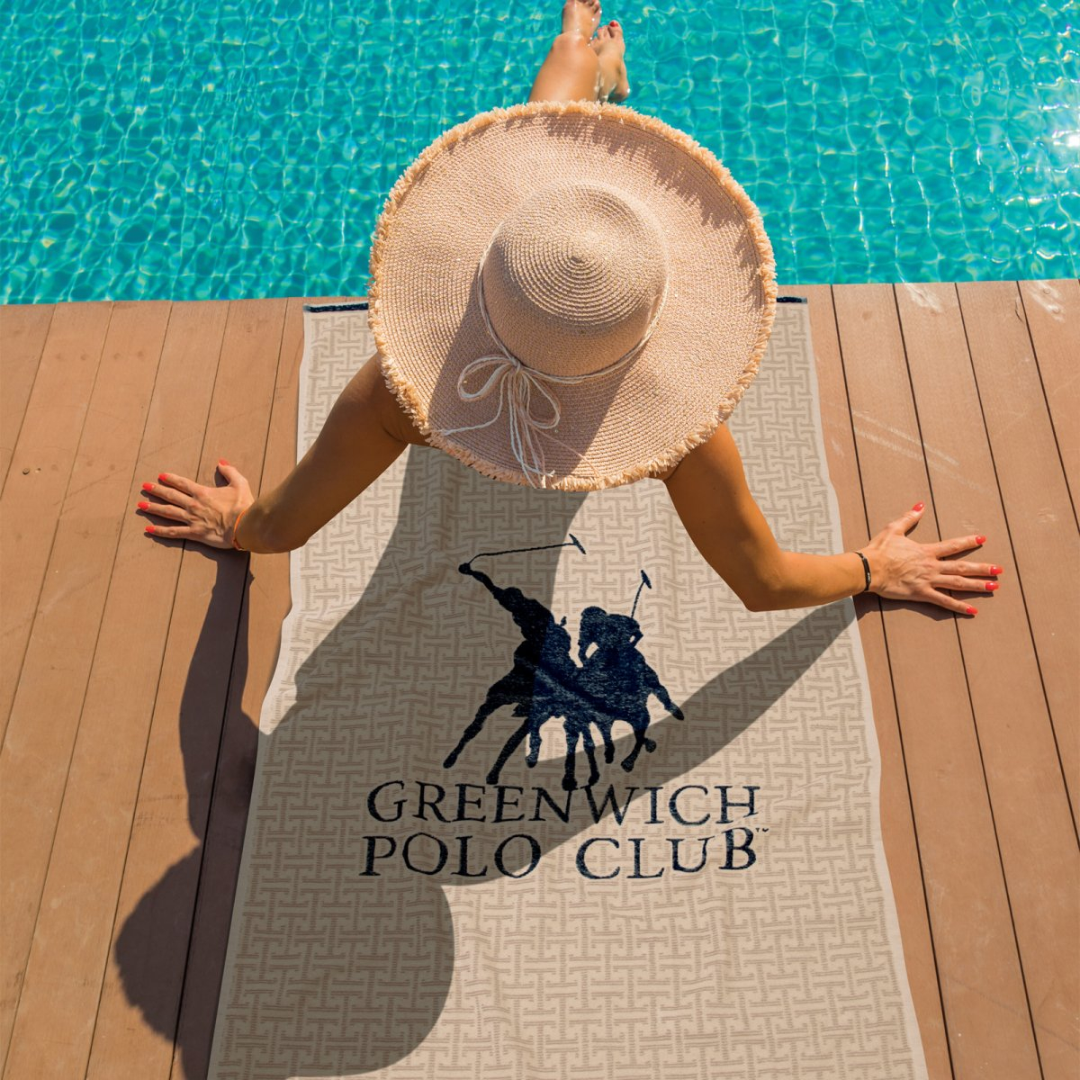 Πετσέτα Θαλάσσης (90X180) Greenwich Polo Club Beach 5226 Home Πετσέτες Ενηλίκων Spitishop