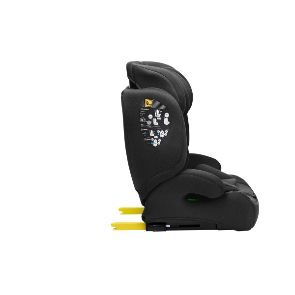 Κάθισμα Αυτοκινήτου ISOfix (76-150εκ. Ύψος) Kikka Boo i-Bronn i-size Black