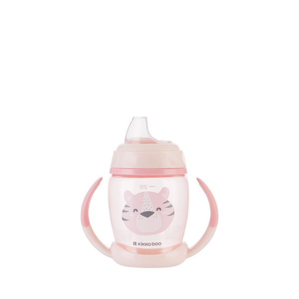 Ποτήρι Εκπαιδευτικό 200ml Kikka Boo Happy Face Pink