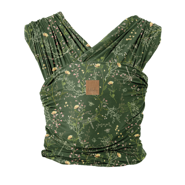 Μάρσιπος Wrap (0-18 Μηνών/Έως 14kg) Kikka Boo Isla Secret Garden Deep Green