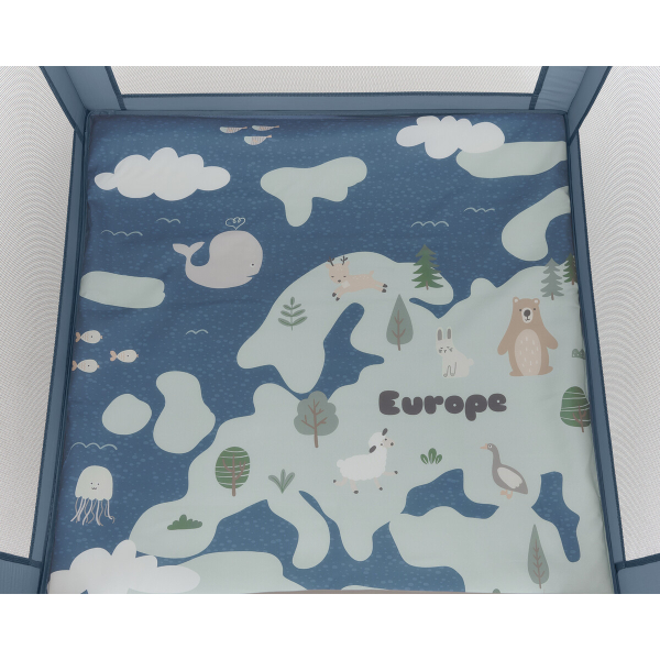 Πάρκο (0-36 Μηνών/Έως 15kg) Kikka Boo Enjoy Europe Blue 2026
