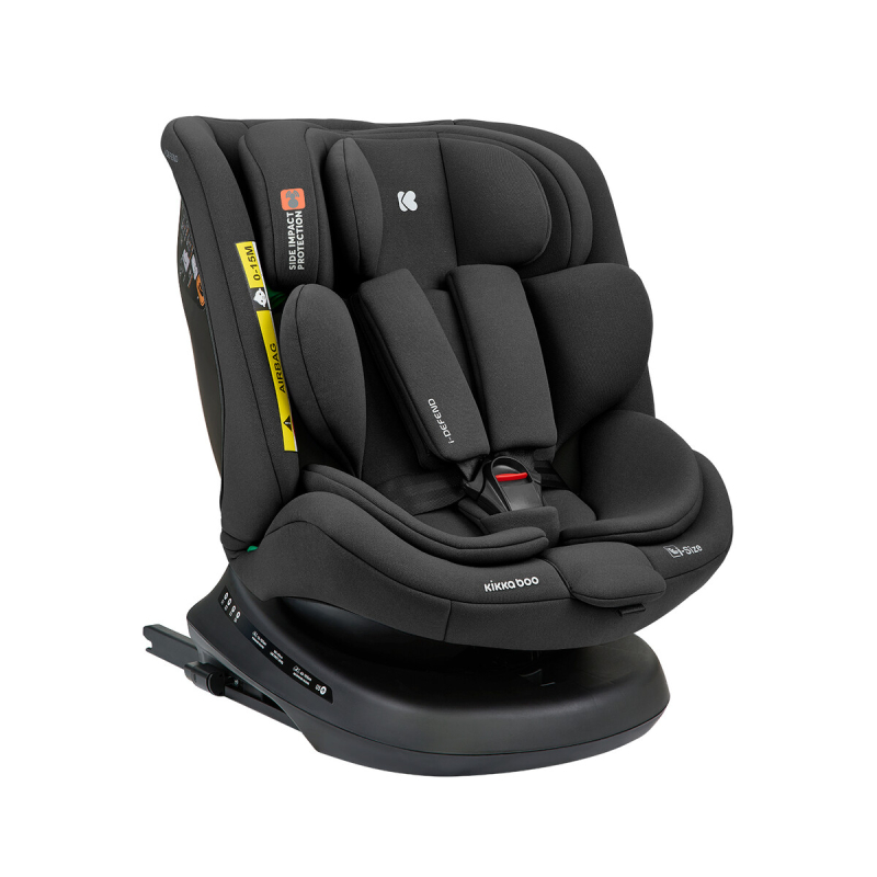 Κάθισμα Αυτοκινήτου ISOfix (40-150εκ. Ύψος) Kikka Boo i-Defend i-size Black
