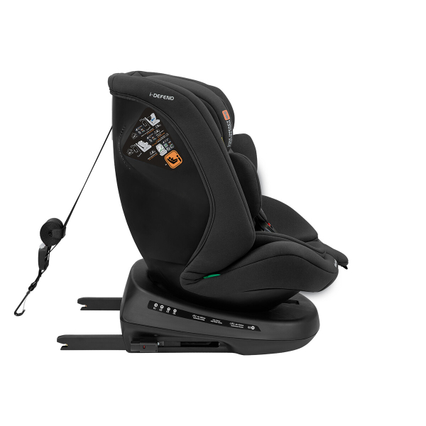 Κάθισμα Αυτοκινήτου ISOfix (40-150εκ. Ύψος) Kikka Boo i-Defend i-size Black