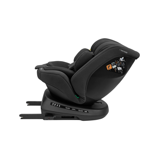 Κάθισμα Αυτοκινήτου ISOfix (40-150εκ. Ύψος) Kikka Boo i-Defend i-size Black