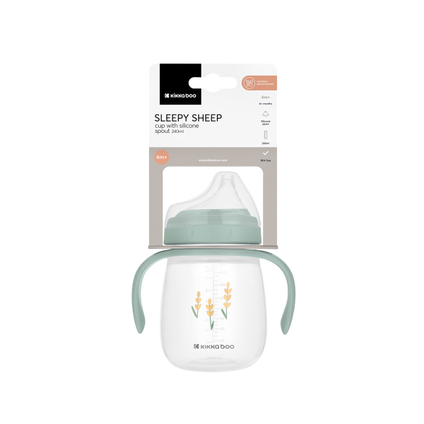Ποτήρι Εκπαιδευτικό 240ml Kikka Boo Sleepy Sheep