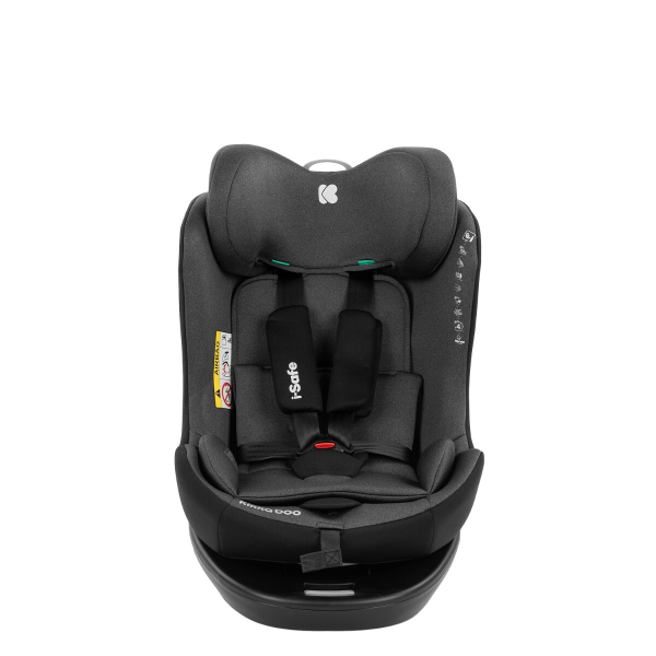 Κάθισμα Αυτοκινήτου ISOfix (40-150εκ. Ύψος) Kikka Boo i-Safe i-size Dark Grey