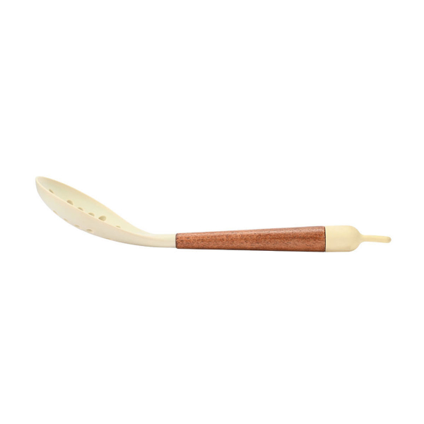 Κουτάλα Τρυπητή 34.5εκ. Estia Allure Ivory