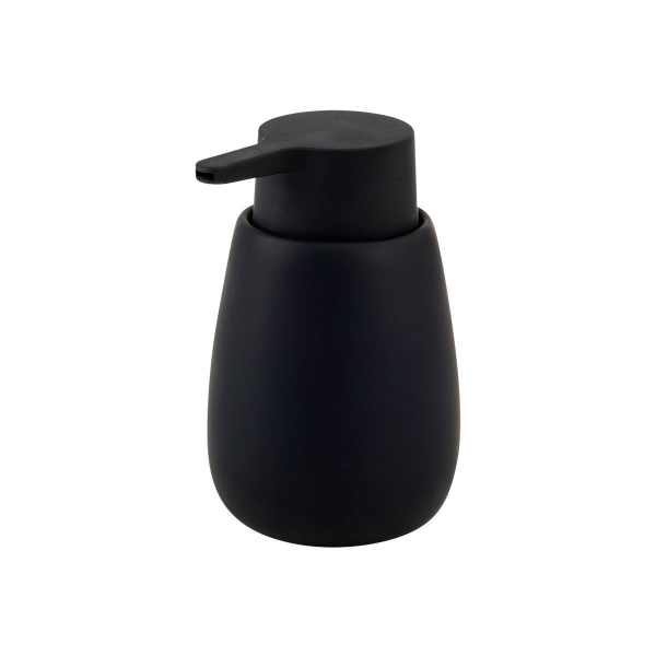 Dispenser Μπάνιου 350ml (Φ8.5x15) Estia Fjord Soft Black 02-37338
