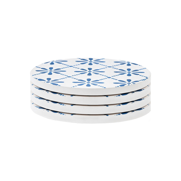 Σουβέρ (Σετ 4τμχ) Estia Aegean Tile 07-39257