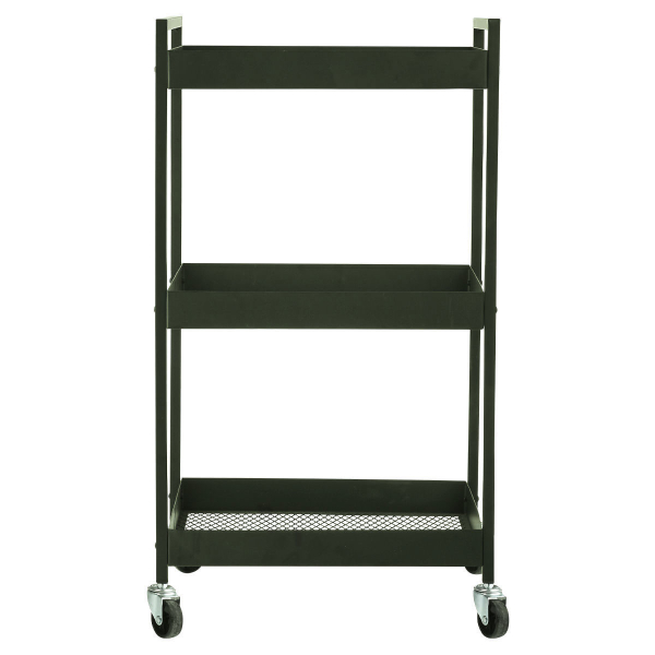 Τρόλεϊ/Ραφιέρα 3 Θέσεων (43.5x30.5x79.5) Estia Modus Olive